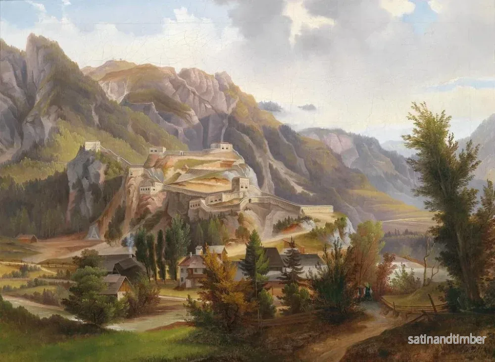 Reproduktion av målningen Vue de Malborghetto - Marko Pernhart - Bild 2