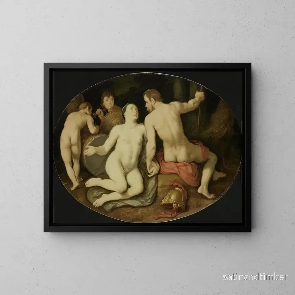Reproduktion av målningen Venus och Mars - Cornelis Cornelisz van Haarlem