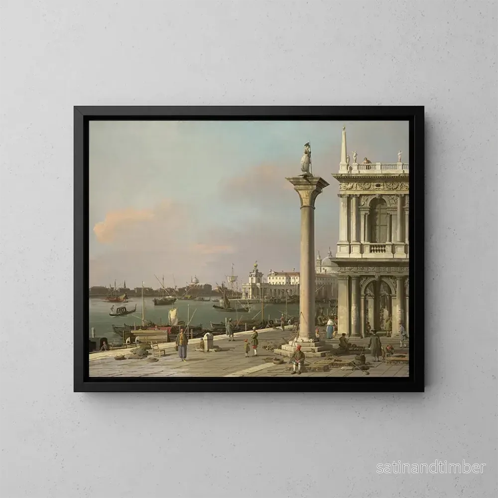 Reproduktion av målningen Bassin de Saint-Marc sedan Piazzetta – Canaletto Reproduktion av målningen Bassin de Saint-Marc sedan Piazzetta – Canaletto