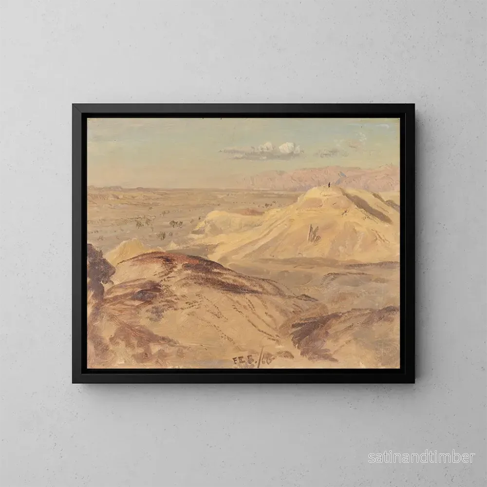 Reproduktion av målningen Landskap nära Petra - Frederic Edwin Church