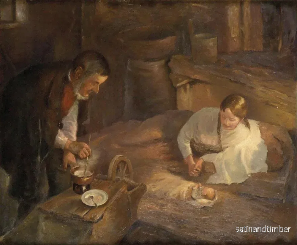 Reproduktion av målningen Natt helig - Fritz von Uhde - Bild 2