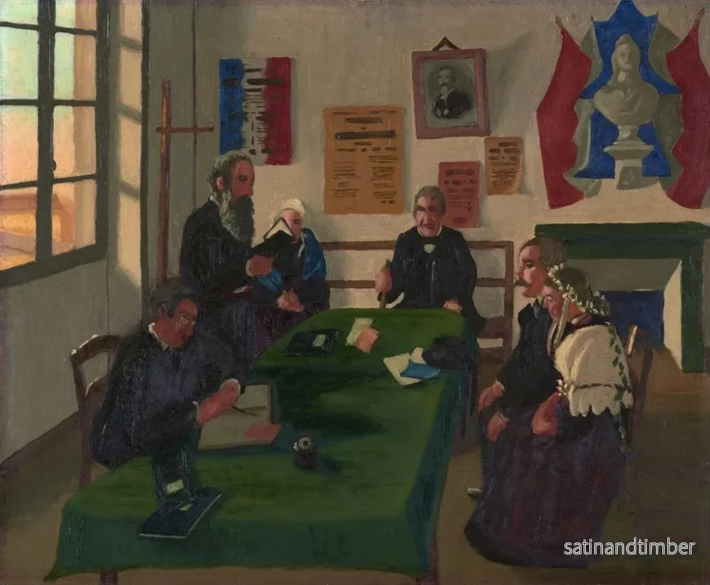 Reproduktion av målningen Mariage breton - Marius Borgeaud - Bild 2