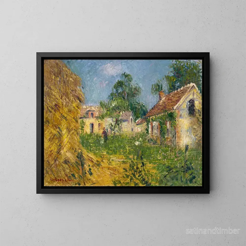 Reproduktion av målningen Liten gård i Calvados - Gustave Loiseau