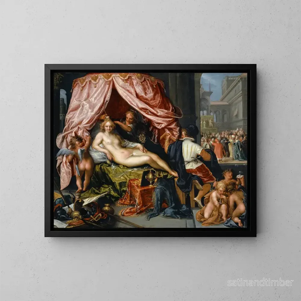 Reproduktion av målningen Allégorie de la vanité - Pieter Isaacsz