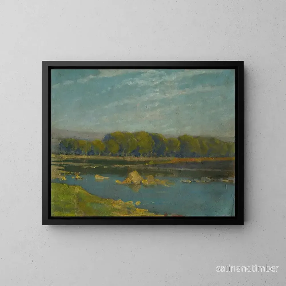Reproduktion av målningen Prise de rivière - Ludovit Ordok