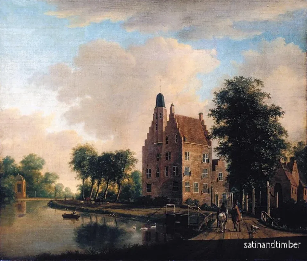Reproduktion av målningen Maison Oudaen nära Breukelen - Christian Zepp - Bild 2