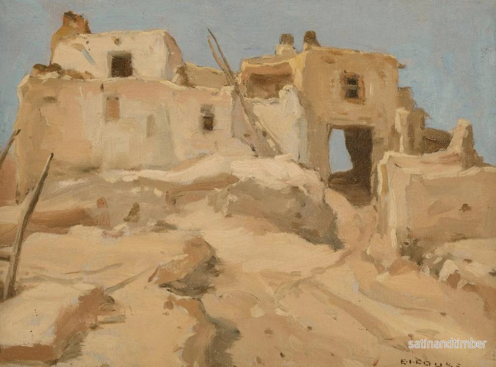 Reproduktion av målningen Arcade Hopi, Walpi, Arizona - Eanger Irving Couse - Bild 2