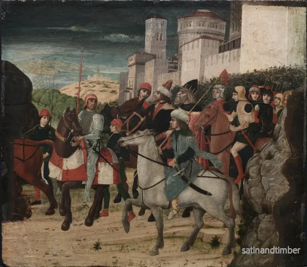 Reproduktion av målningen Procession des mages - Bernardo Parentino - Bild 2