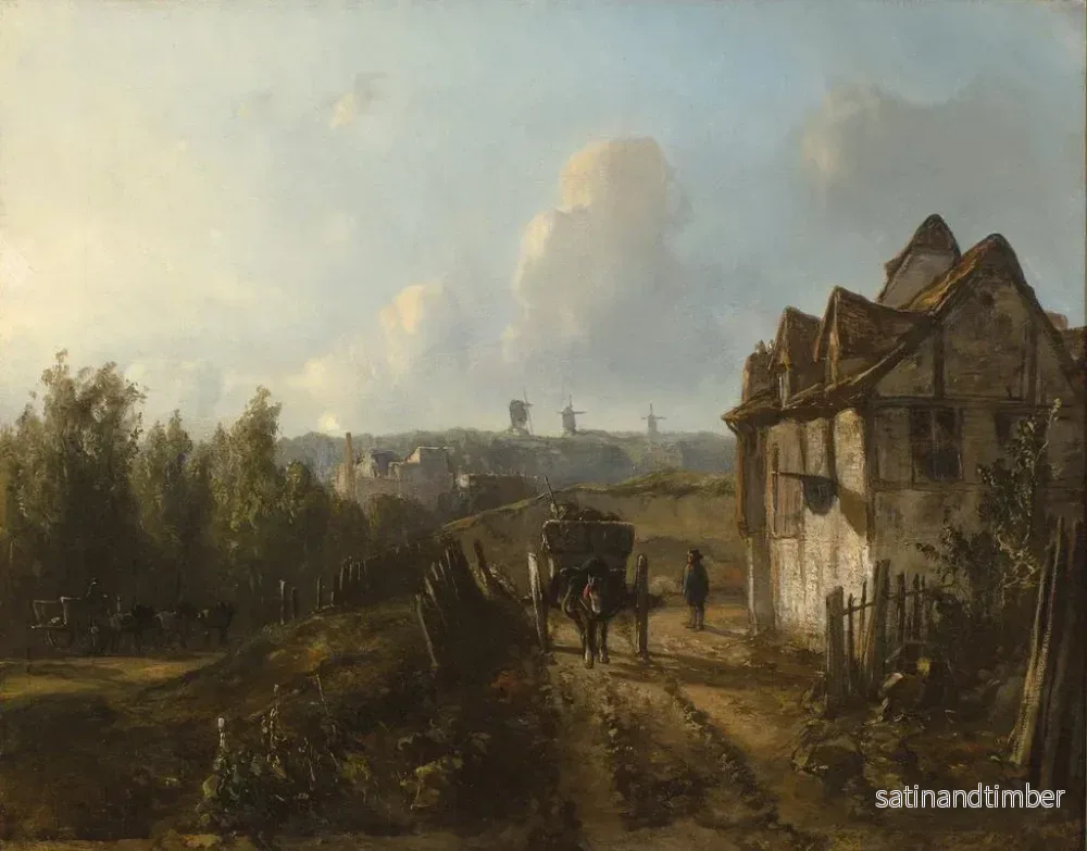 Reproduktion av målningen Vue sur Montmartre - Johan Barthold Jongkind - Bild 2
