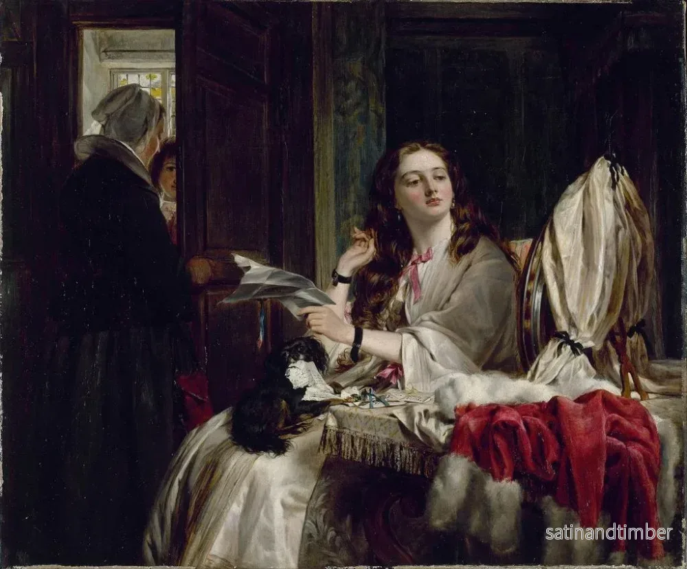 Reproduktion av målningen Le Matin de la Saint-Valentin - John Callcott Horsley - Bild 2