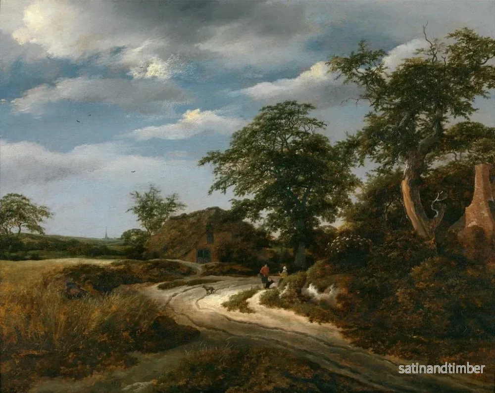 Reproduktion av målningen Landskap - Jacob van Ruisdael - Bild 2