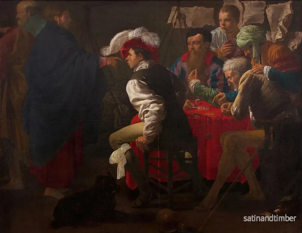 Reproduktion av målningen L'Appel de saint Matthieu - Hendrick Ter Brugghen - Bild 2