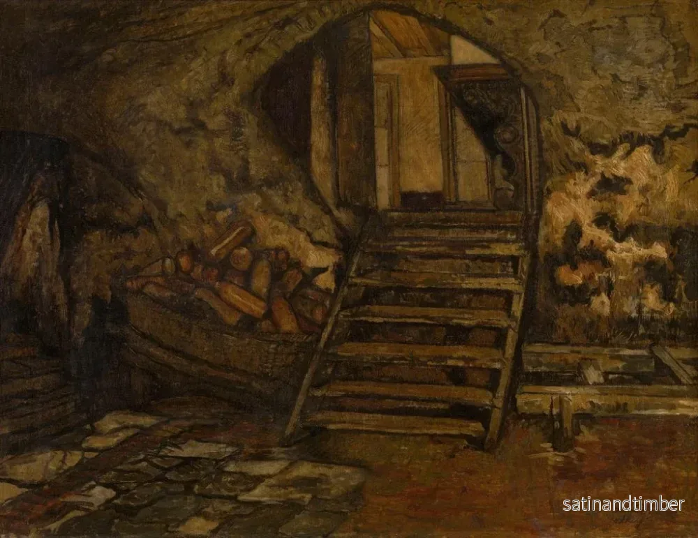 Reproduktion av målningen Cave - Willem Linnig le Jeune - Bild 2