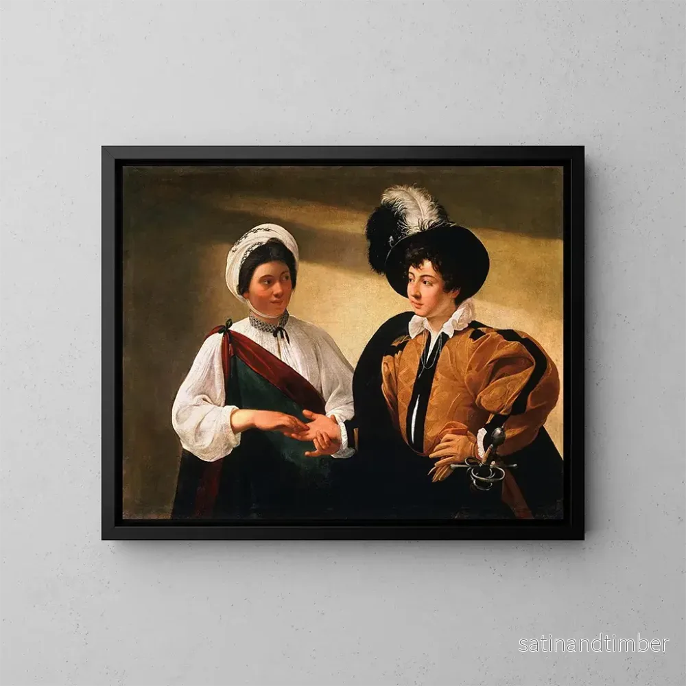 Reproduktion av målningen Le devin – Le Caravage Reproduktion av målningen Le devin – Le Caravage