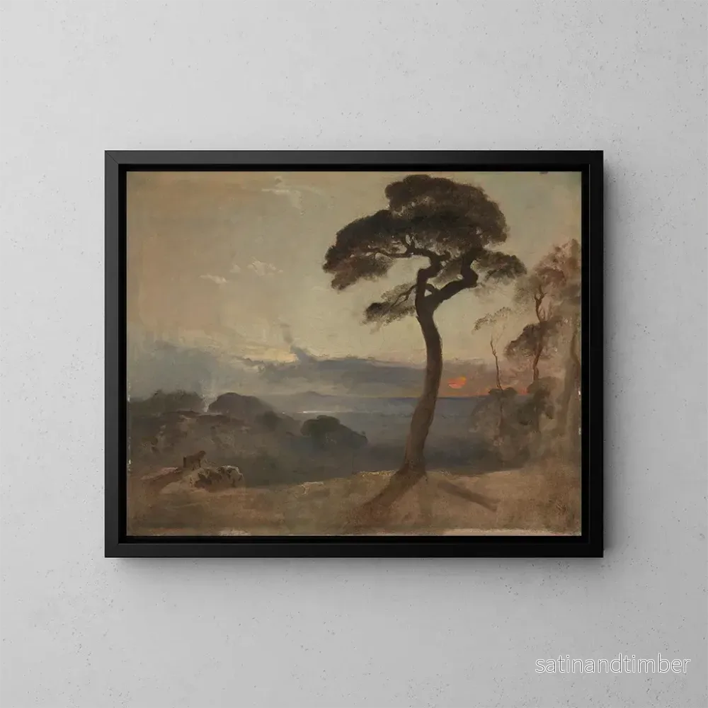 Reproduktion av målningen Coucher de soleil sur Hampstead Heath – Francis Danby Reproduktion av målningen Coucher de soleil sur Hampstead Heath – Francis Danby