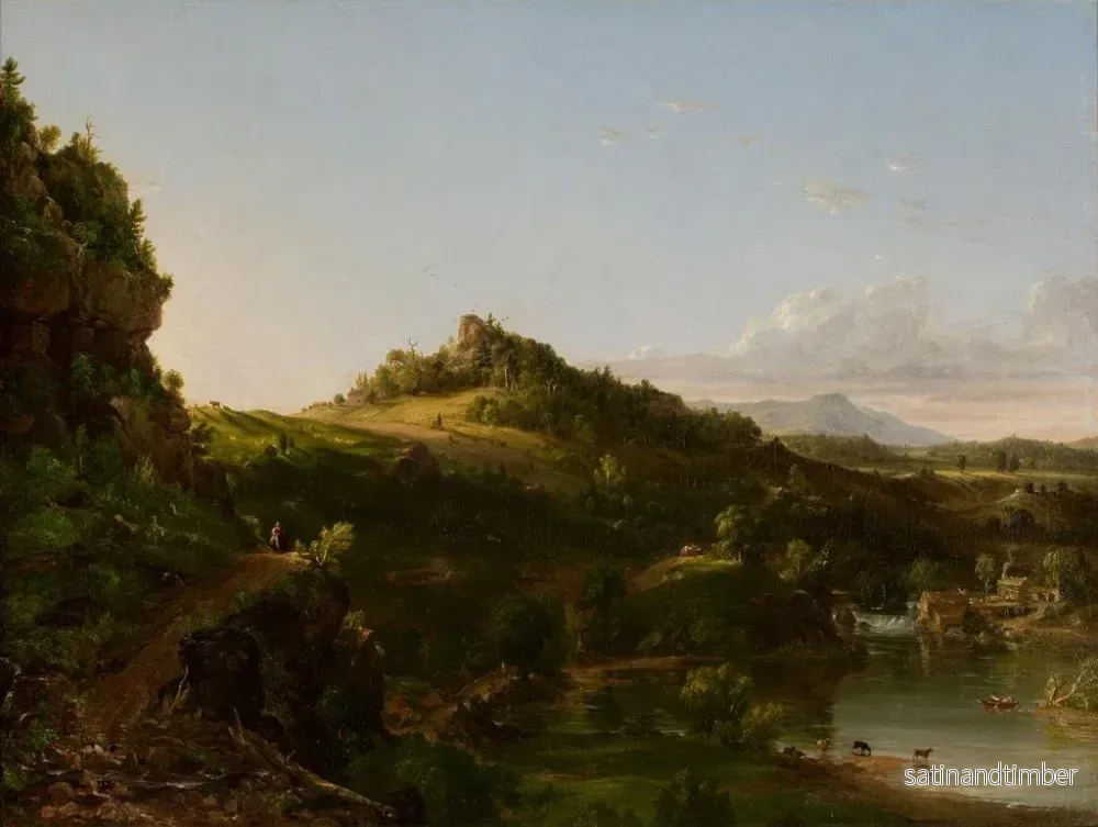 Reproduktion av målningen Landskap av Catskills - Thomas Cole - Bild 2