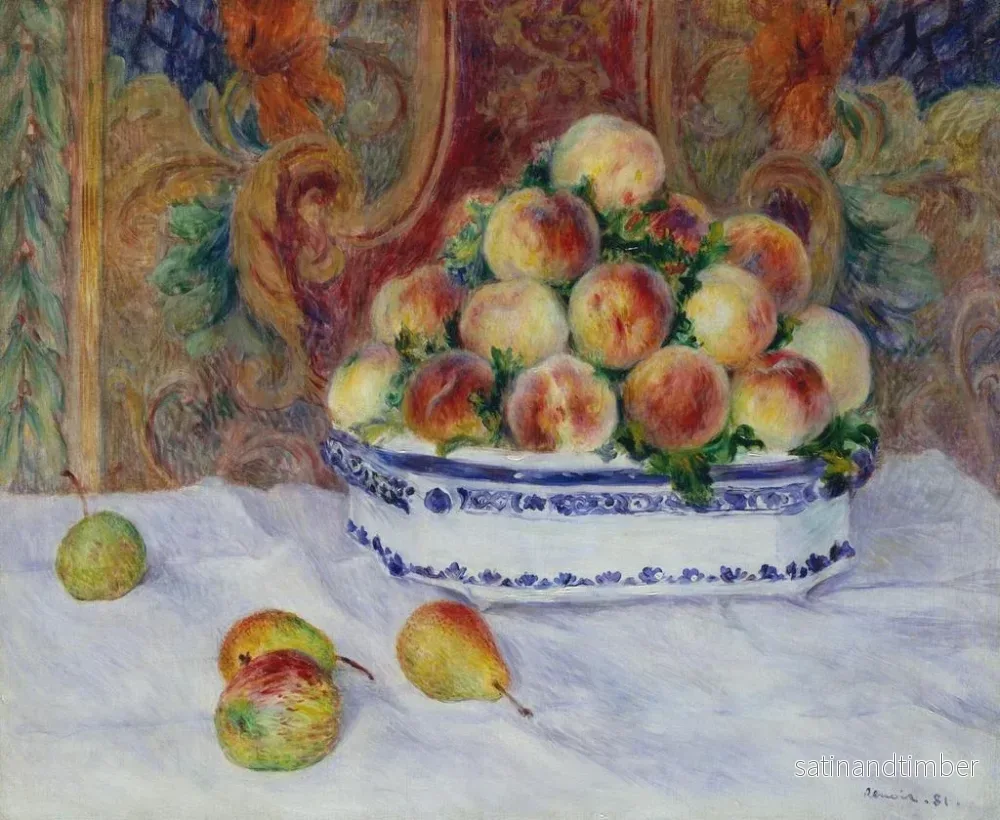 Reproduktion av målningen Naturtavla med persikor - Pierre-Auguste Renoir - Bild 2