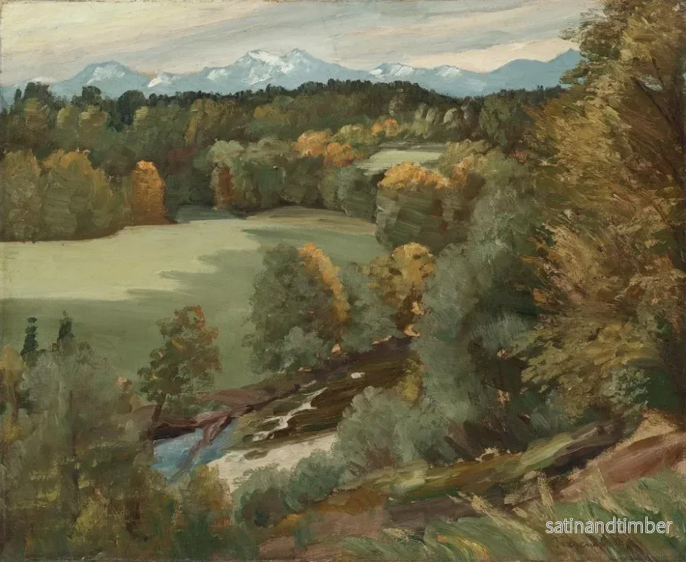Reproduktion av målningen Vue de Saint-Sauveur sur la Prien - Max Tresenreuter - Bild 2