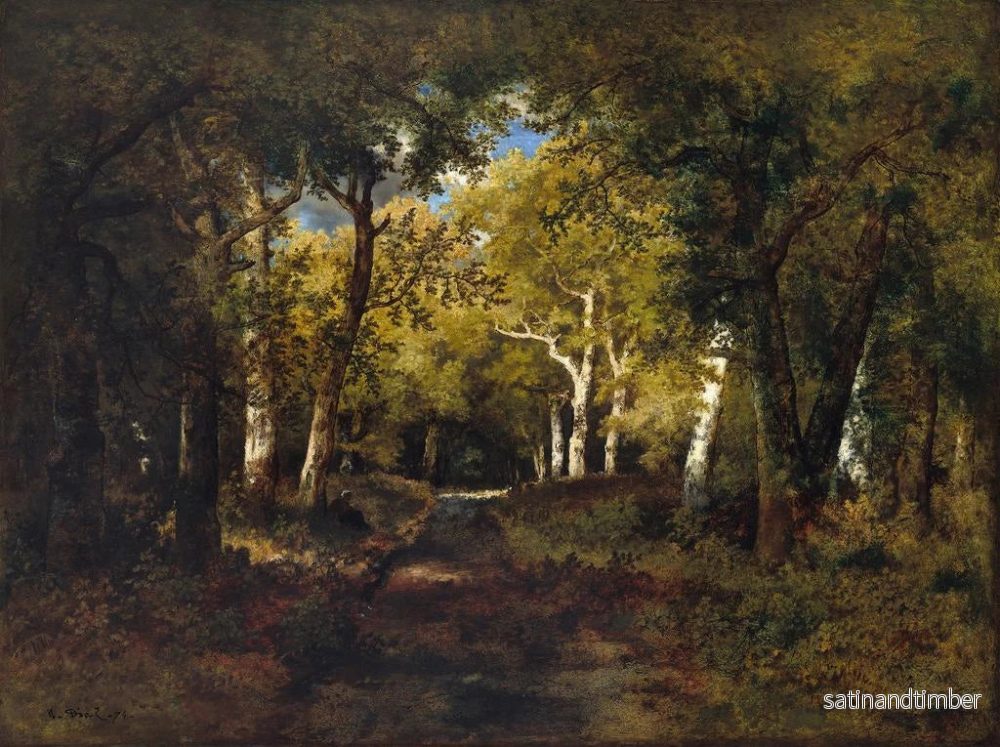 Reproduktion av målningen I skogen - Narcisse Virgile Diaz de la Peña - Bild 2