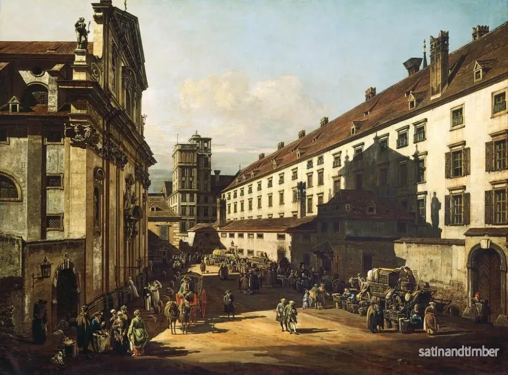 Reproduktion av målningen av Dominikanska kyrkan i Wien - Canaletto - Bild 2