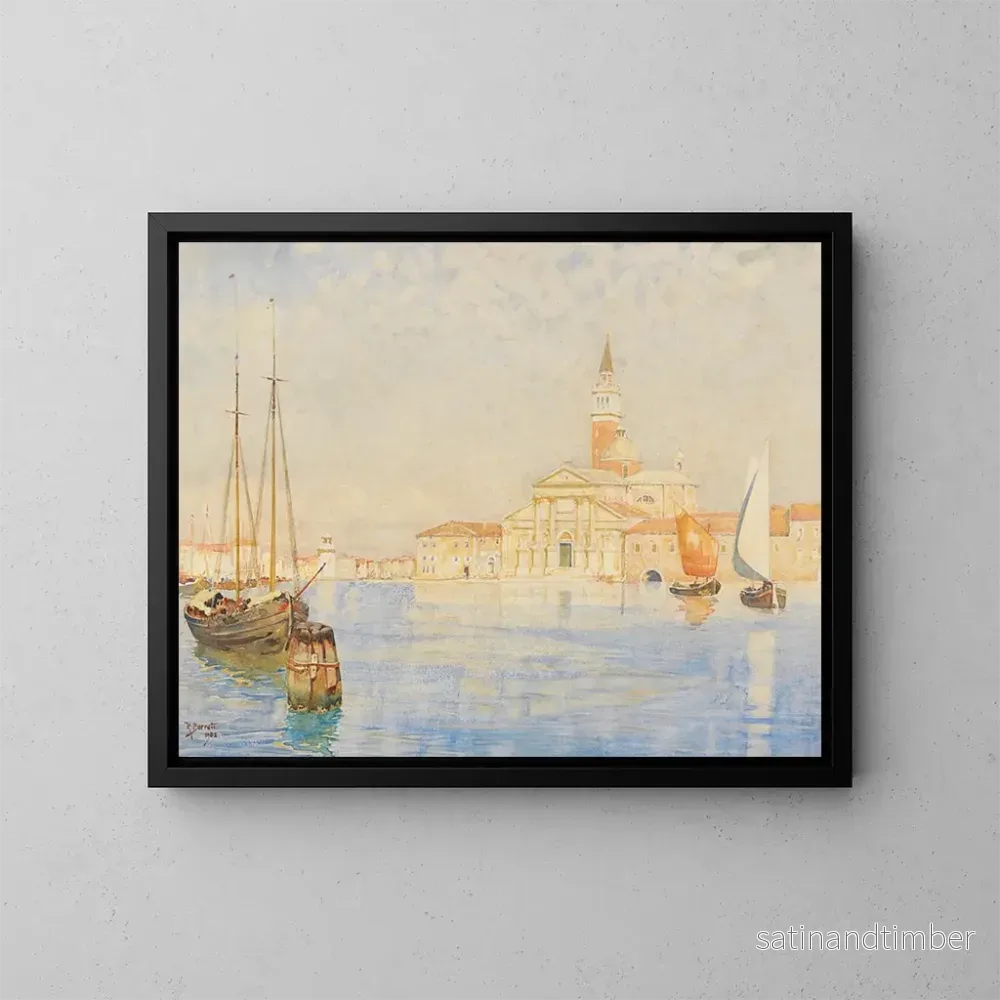 Reproduktion av målningen San Giorgio Maggiore, Venedig - Reginald Barratt