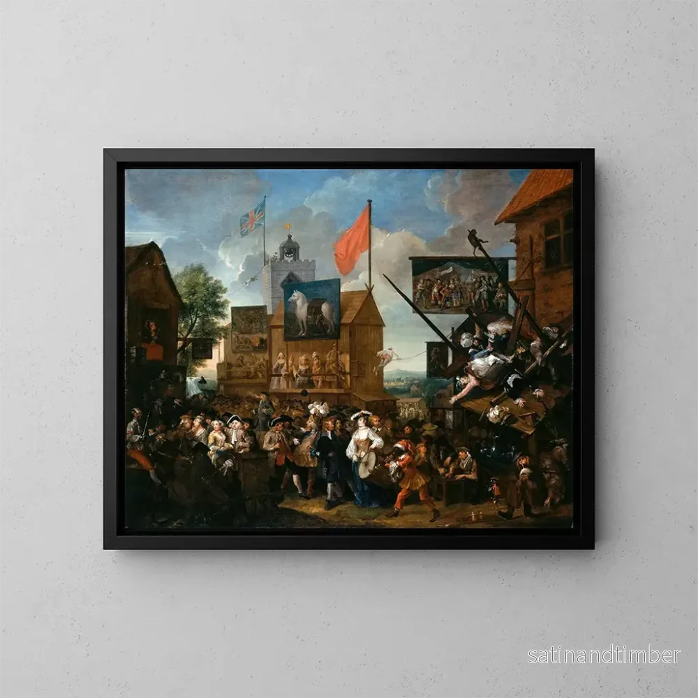 Reproduktion av målningen Foire de Southwark – William Hogarth Reproduktion av målningen Foire de Southwark – William Hogarth