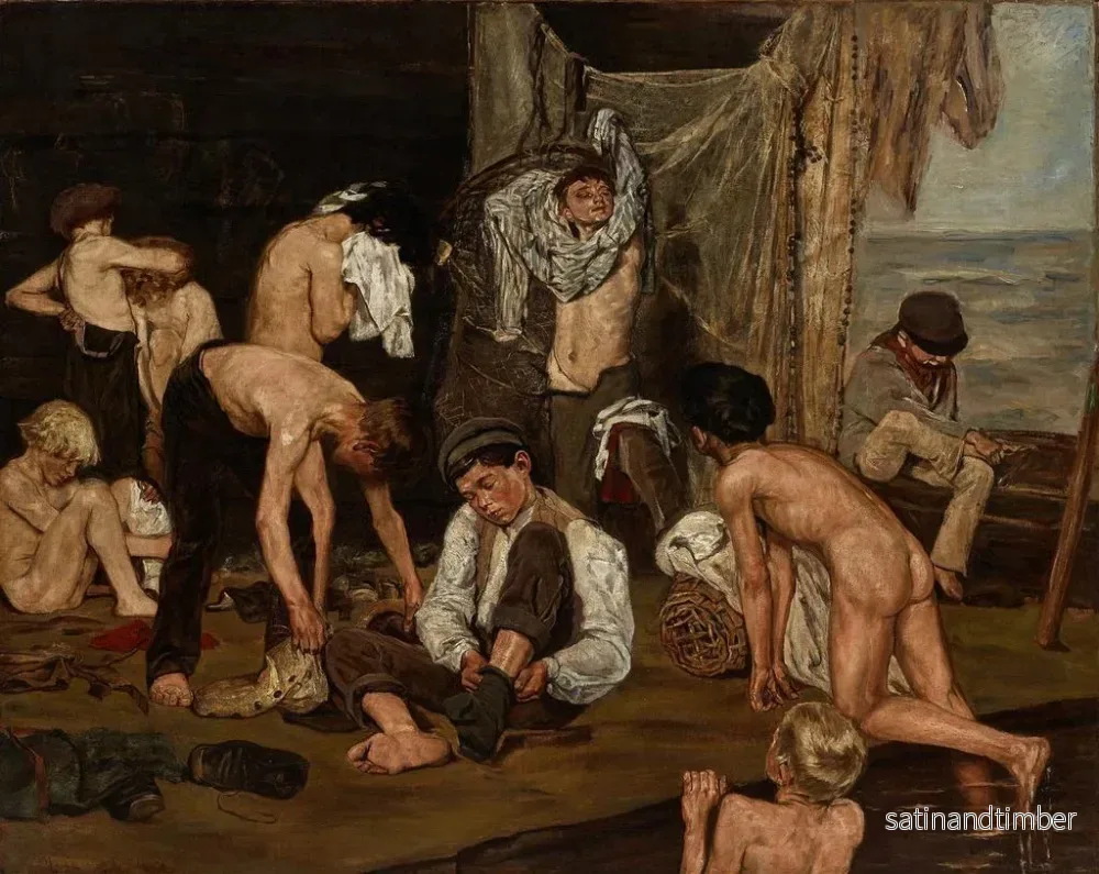 Reproduktion av målningen Nageurs - Max Liebermann - Bild 2