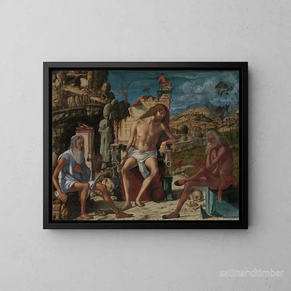 Reproduktion av målningen La Méditation sur la Passion - Vittore Carpaccio