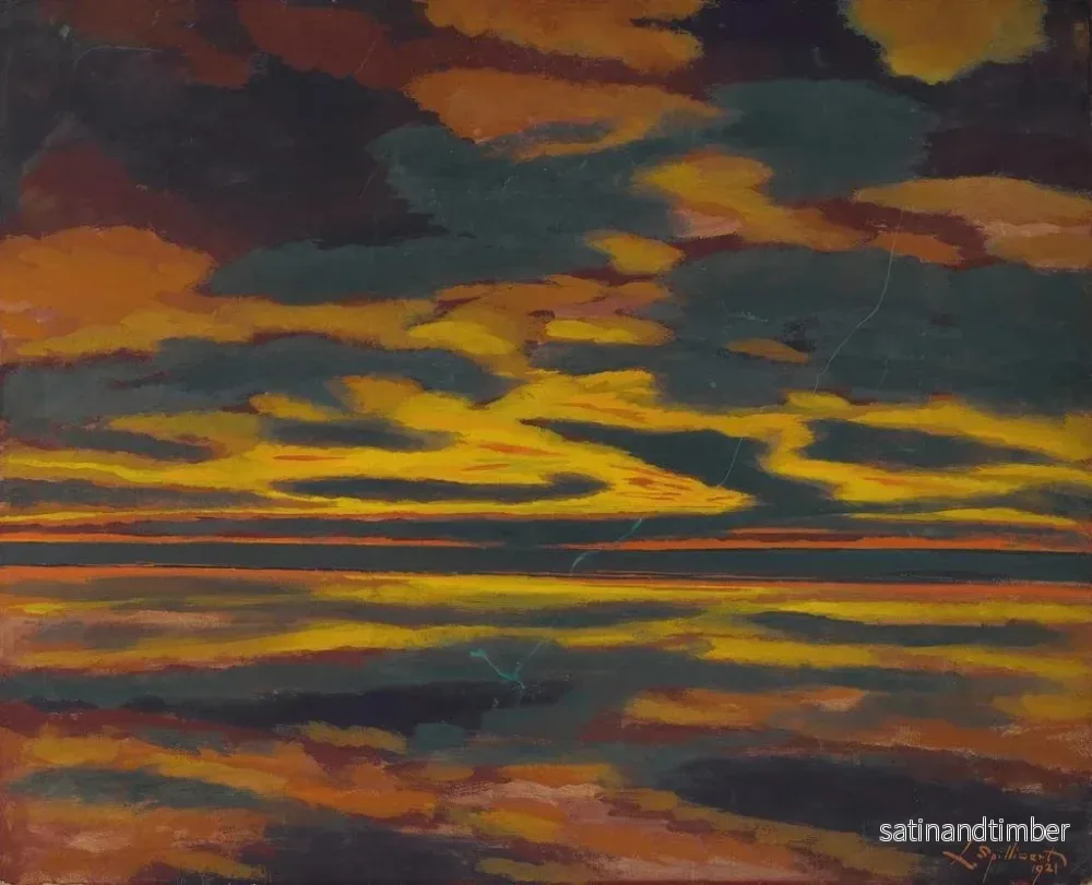 Reproduktion av målningen Le clair vert sur la mer - Léon Spilliaert - Bild 2