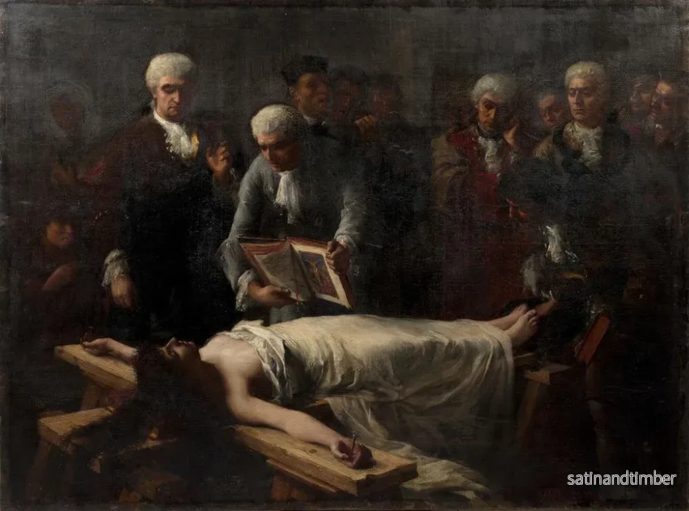 Reproduktion av målningen En extatisk i prövningen av korsfästelsen på 1700-talet - Georges Moreau de Tours - Bild 2