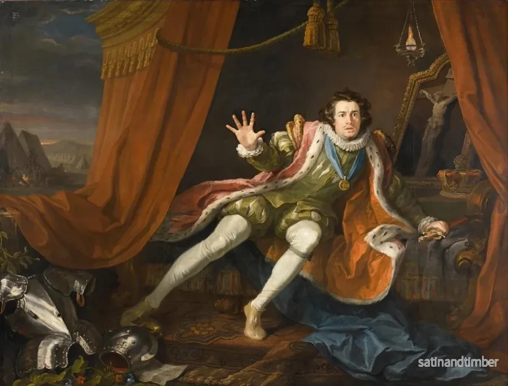 Reproduktion av målningen David Garrick i Richard III - William Hogarth - Bild 2
