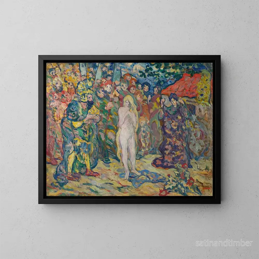 Reproduktion av målningen L'esclave blanche - Louis Valtat