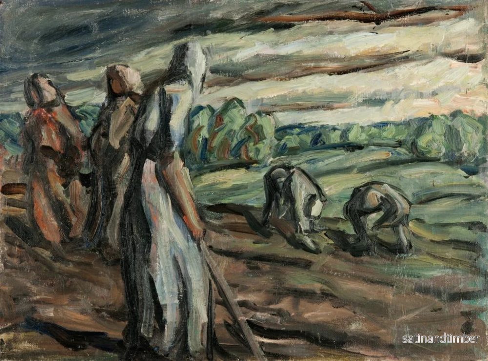 Reproduktion av målningen Les Ramasseurs de pommes de terre - Ester Almqvist - Bild 2