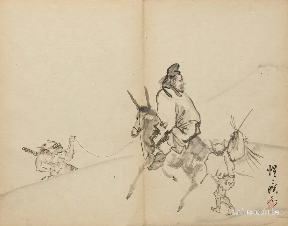 Reproduktion av målningen Zhong Kui - Kawanabe Kyōsai - Bild 2