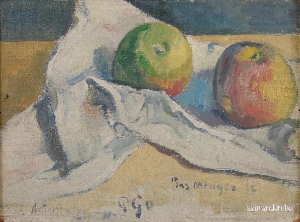 Reproduktion av målningen Naturmörker med äpplen - Paul Gauguin - Bild 2