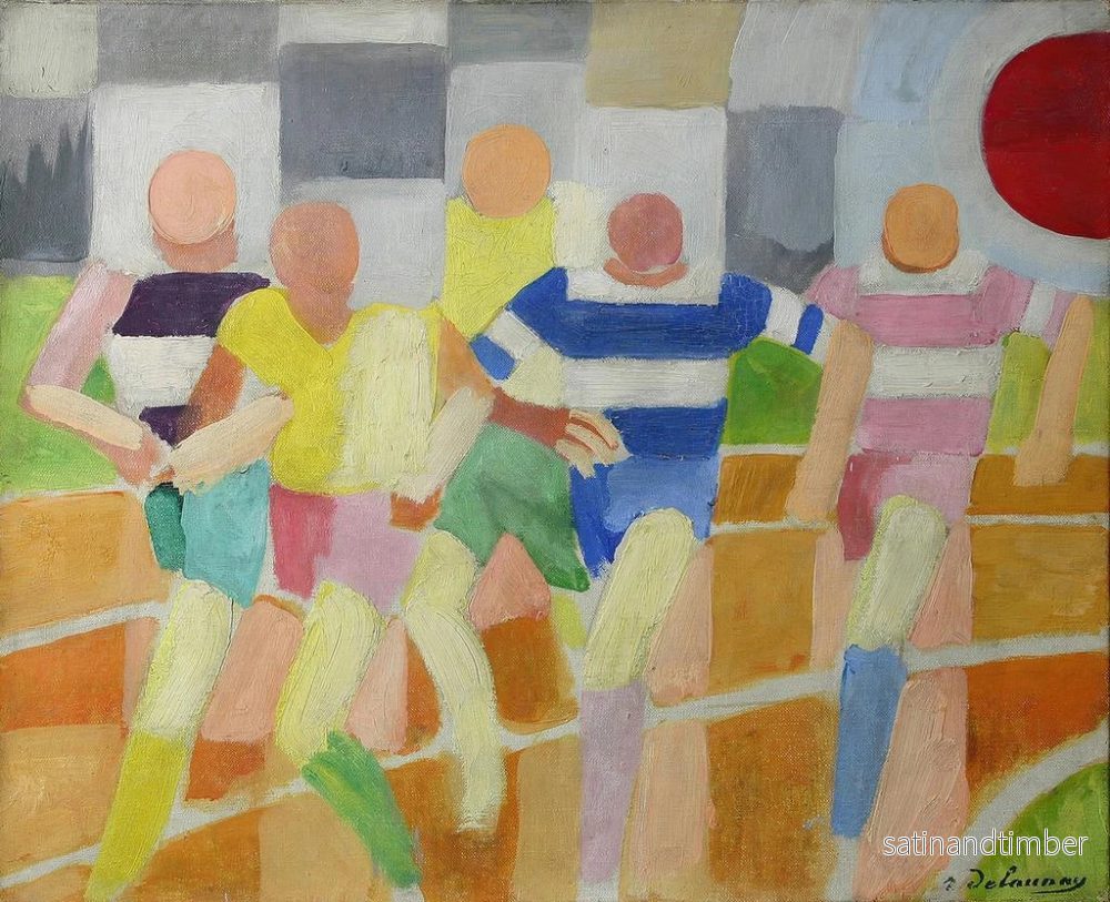 Reproduktion av målningen Coureurs - Robert Delaunay - Bild 2