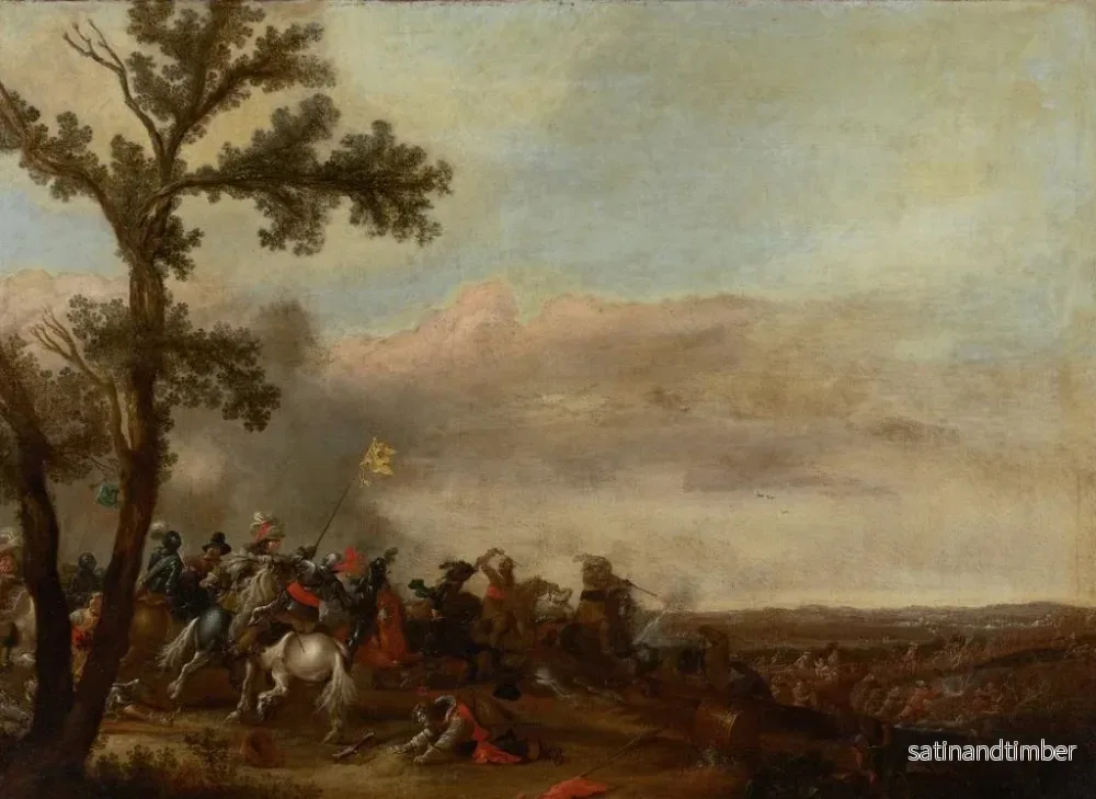 Reproduktion av målningen Scène de bataille - Jan Asselijn - Bild 2
