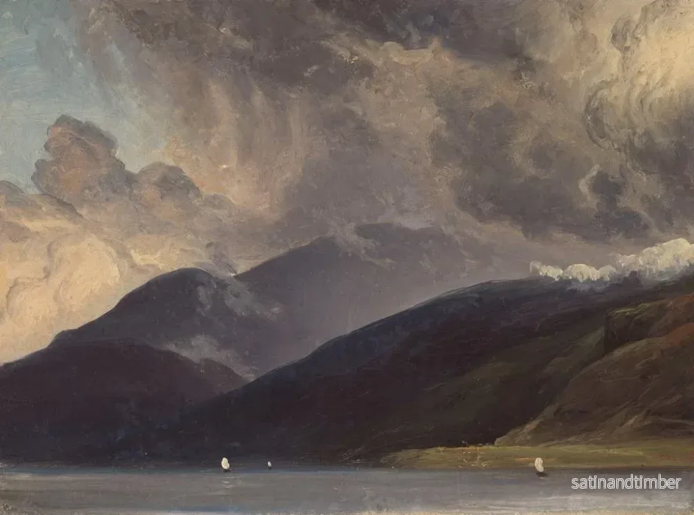Reproduktion av målningen av Balestrand vid Sognefjorden - Thomas Fearnley - Bild 2
