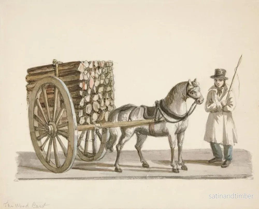 Reproduktion av målningen Le Chariot en bois - Nicolino Calyo - Bild 2
