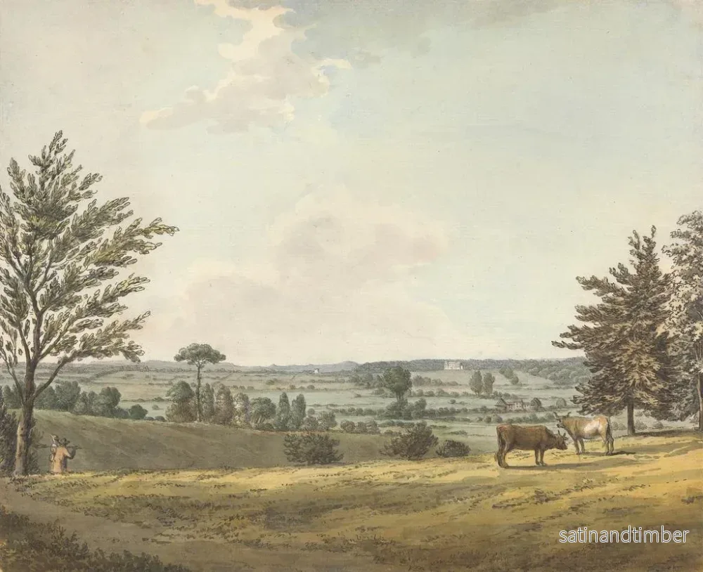 Reproduktion av målningen Maison Englefield, Berkshire - Samuel Hieronymus Grimm - Bild 2