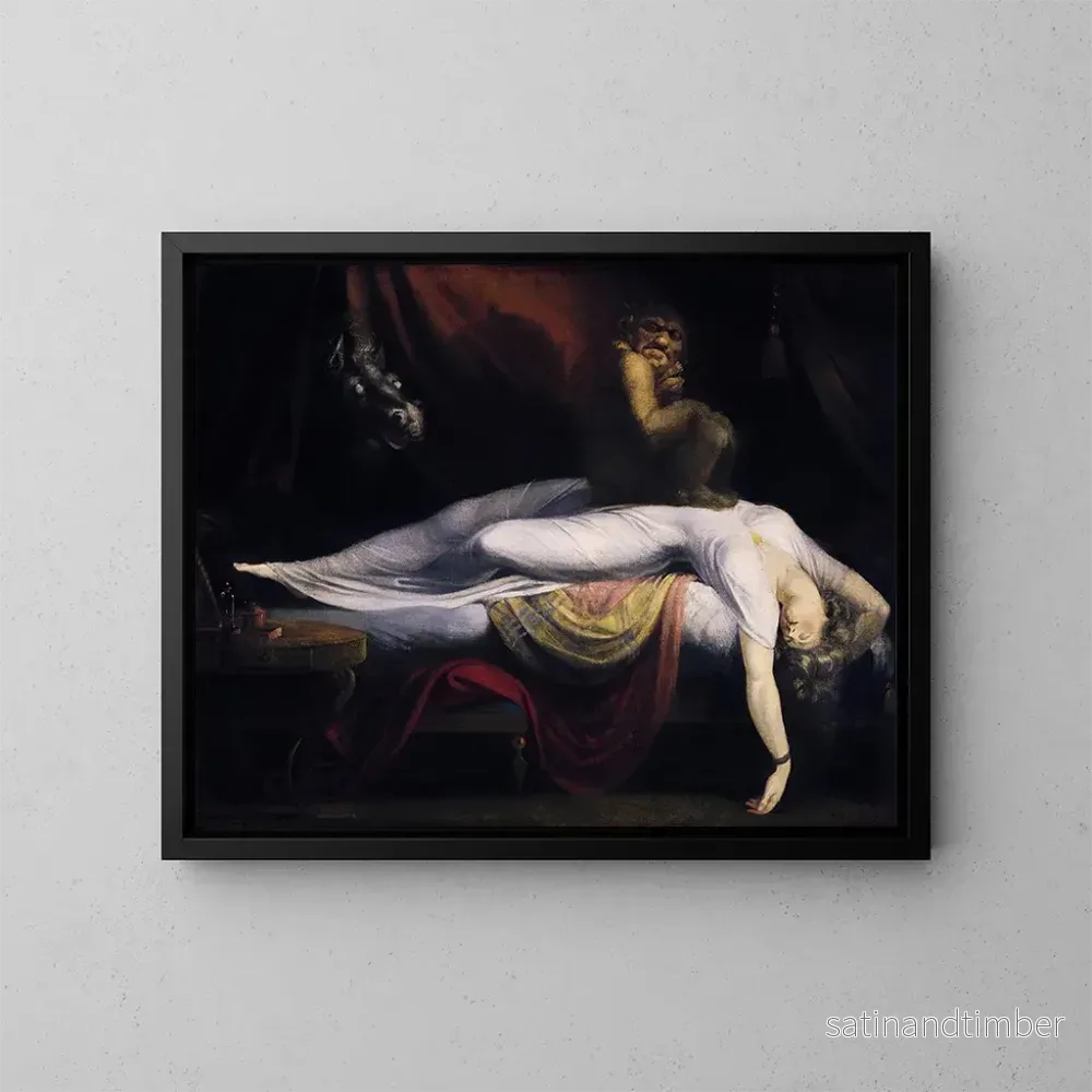 Reproduktion av målningen Le Cauchemar - Henry Fuseli