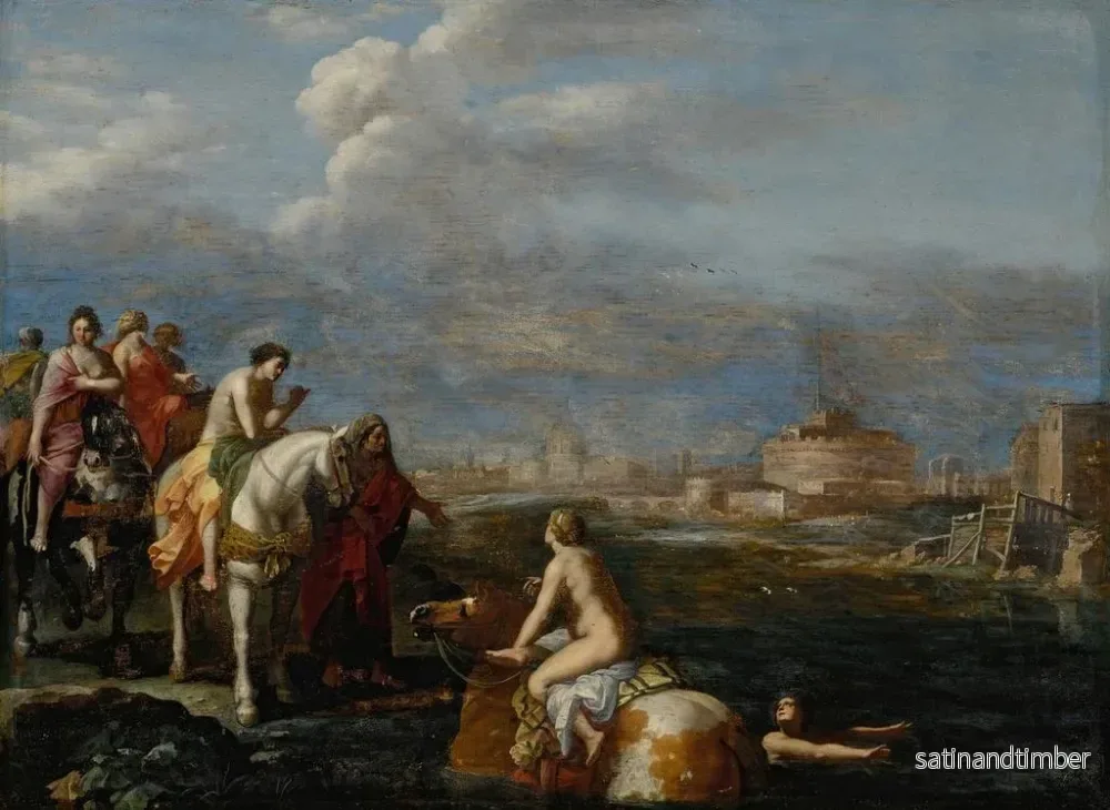 Reproduktion av målningen L'Envol de Cloélia - Cornelis van Poelenburch - Bild 2