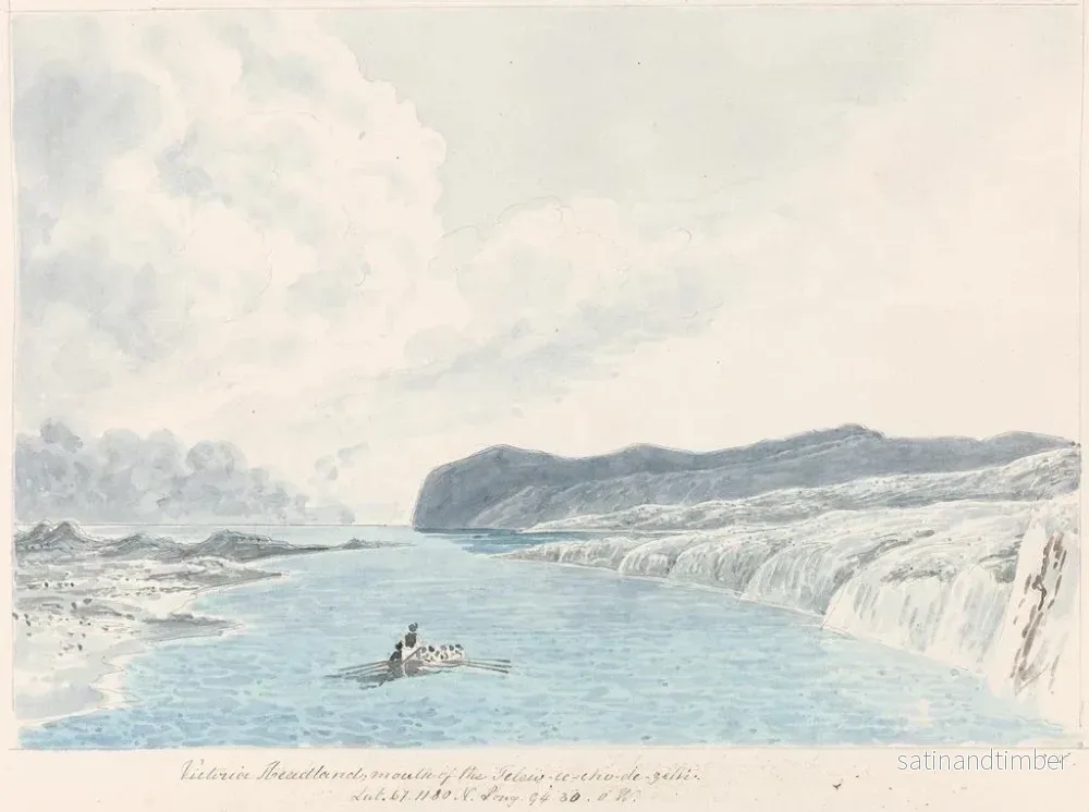 Reproduktion av målningen Bouche du Thleweechodezeth à Victoria Headland - Charles Hamilton Smith - Bild 2