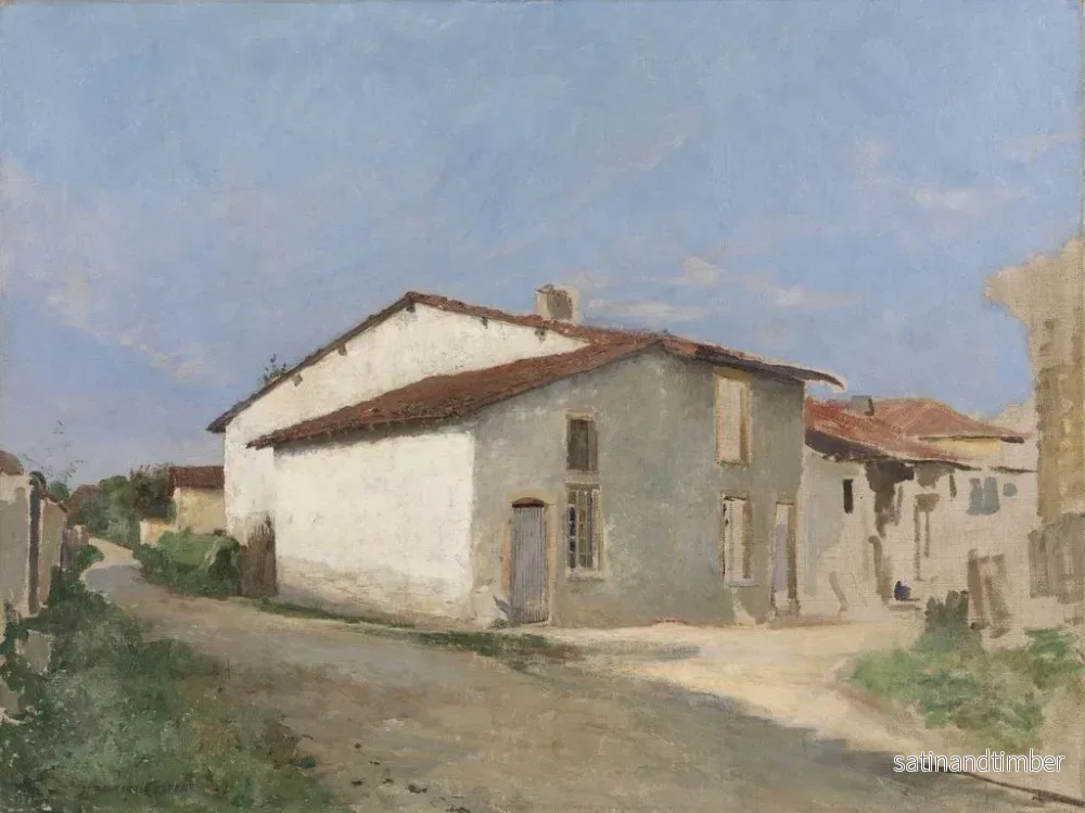 Reproduktion av målningen Rue à Damvillers - Jules Bastien-Lepage - Bild 2