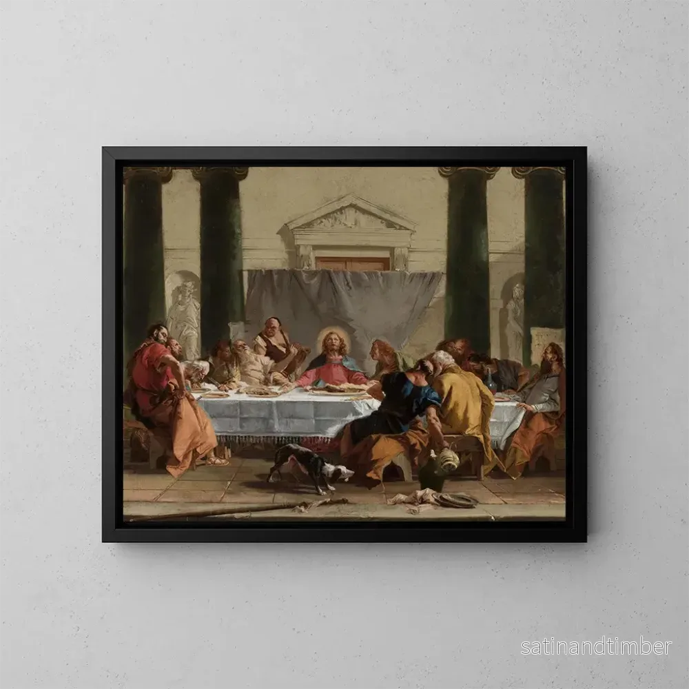 Reproduktion av målningen La Cène - Giovanni Battista Tiepolo