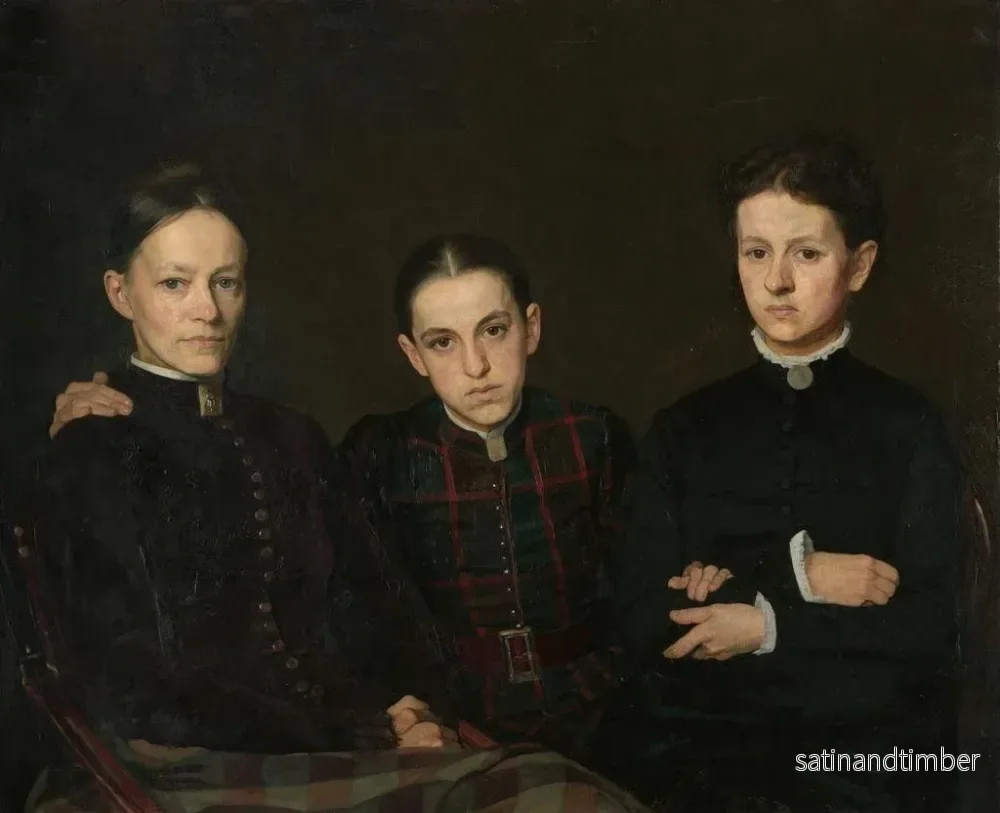 Reproduktion av målningen av porträttet av Cornelia Clara och Johanna Veth - Jan Veth - Bild 2