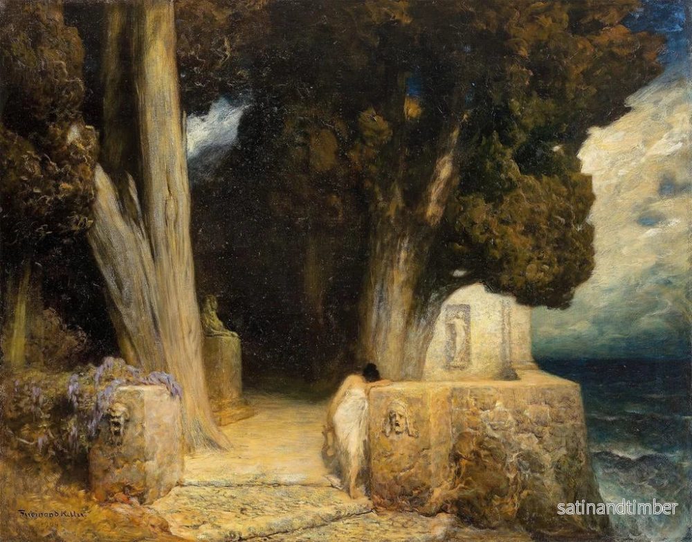 Reproduktion av målningen Sappho - Ferdinand Keller - Bild 2