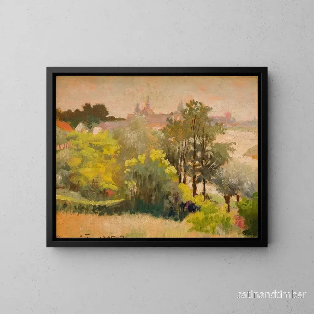 Reproduktion av målningen Vue de Cracovie depuis Zwierzyniec – Jacek Malczewski Reproduktion av målningen Vue de Cracovie depuis Zwierzyniec – Jacek Malczewski
