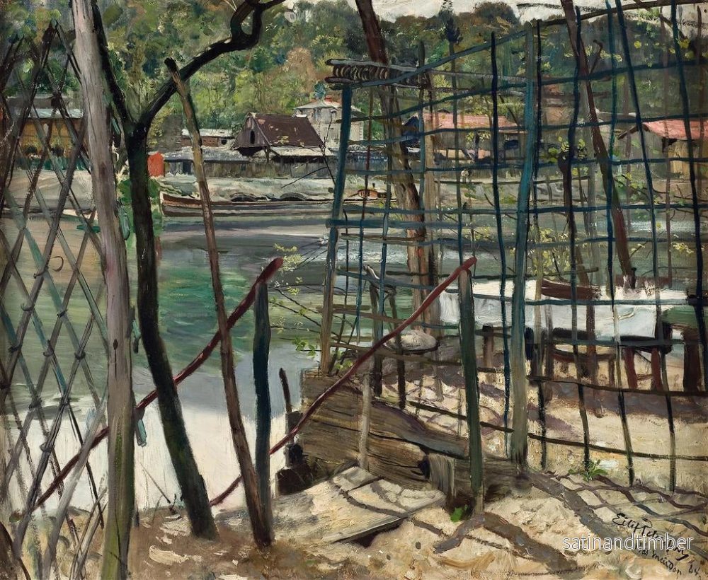 Reproduktion av målningen Landskap av Meudon, Frankrike - Eilif Peterssen - Bild 2