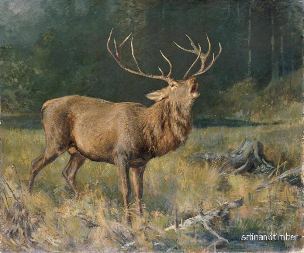 Reproduktion av målningen av brun älg - Franz Xaver von Pausinger - Bild 2
